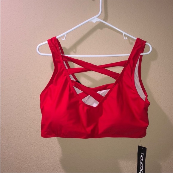 NWT Red 2 piece swimming suit. Size L-XL. Size 18. - Picture 3 of 6